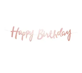 Happy birthday slinger rose goud