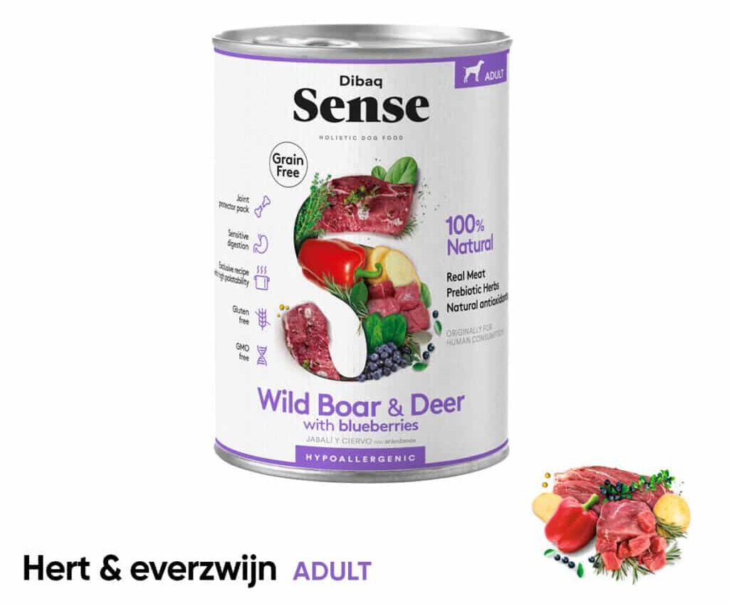 Dibaq Sense natvoer Wildzwijn en Hert