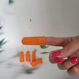 Vinger tandenborstels