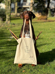 Happy-Tails tote bag