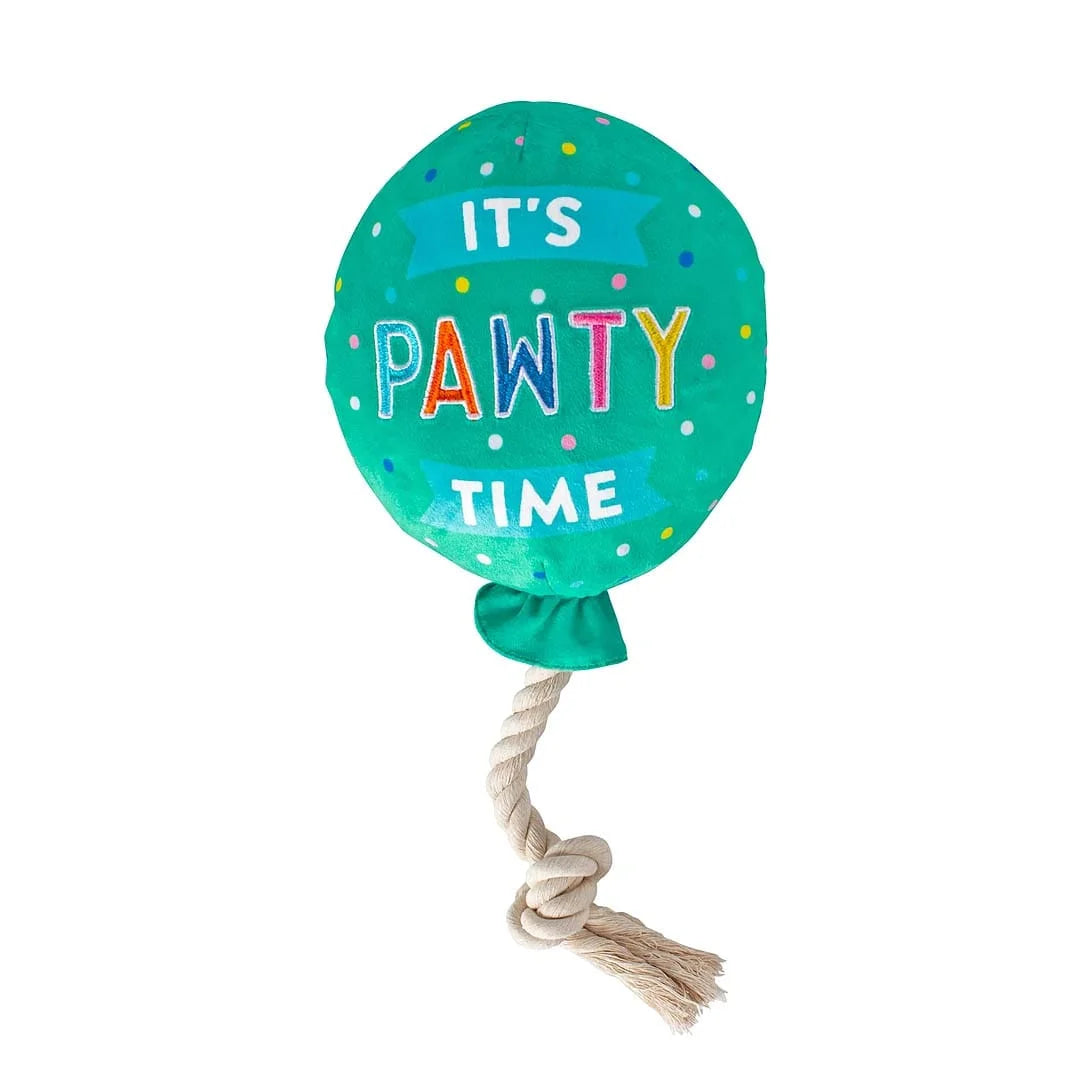 I pawty, you pawty balloon