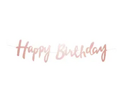 Happy birthday slinger rose goud