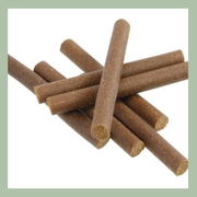 Smulstokje met struisvogel