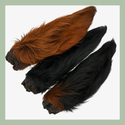 Buffel oor met vacht