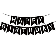 Happy birthday slinger zwart