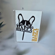 Taart topper verjaardag